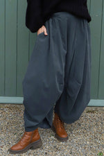 Babette Needlecord Trousers Charcoal Charcoal - Babette Needlecord Trousers Charcoal