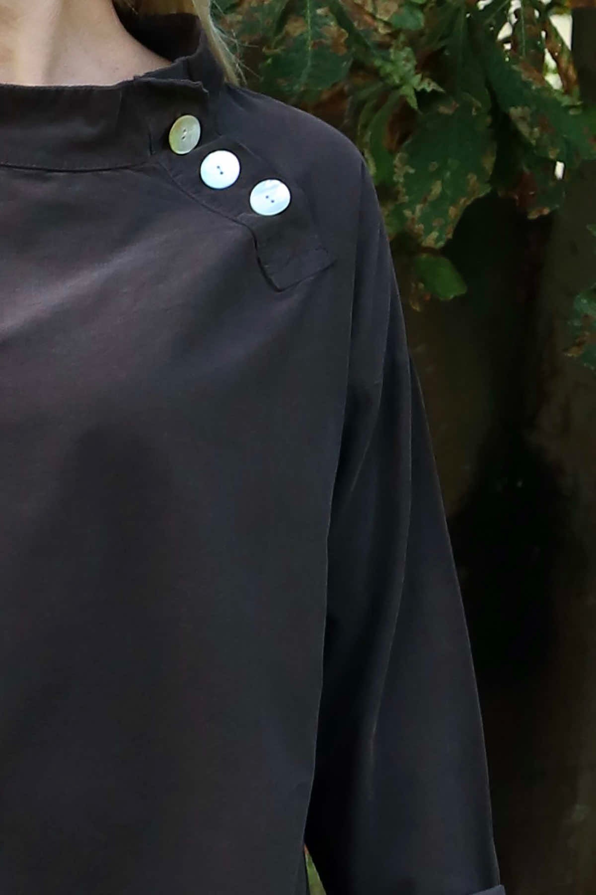 Bradley Needlecord Top Cocoa