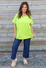 Steffani Cotton Top Lime