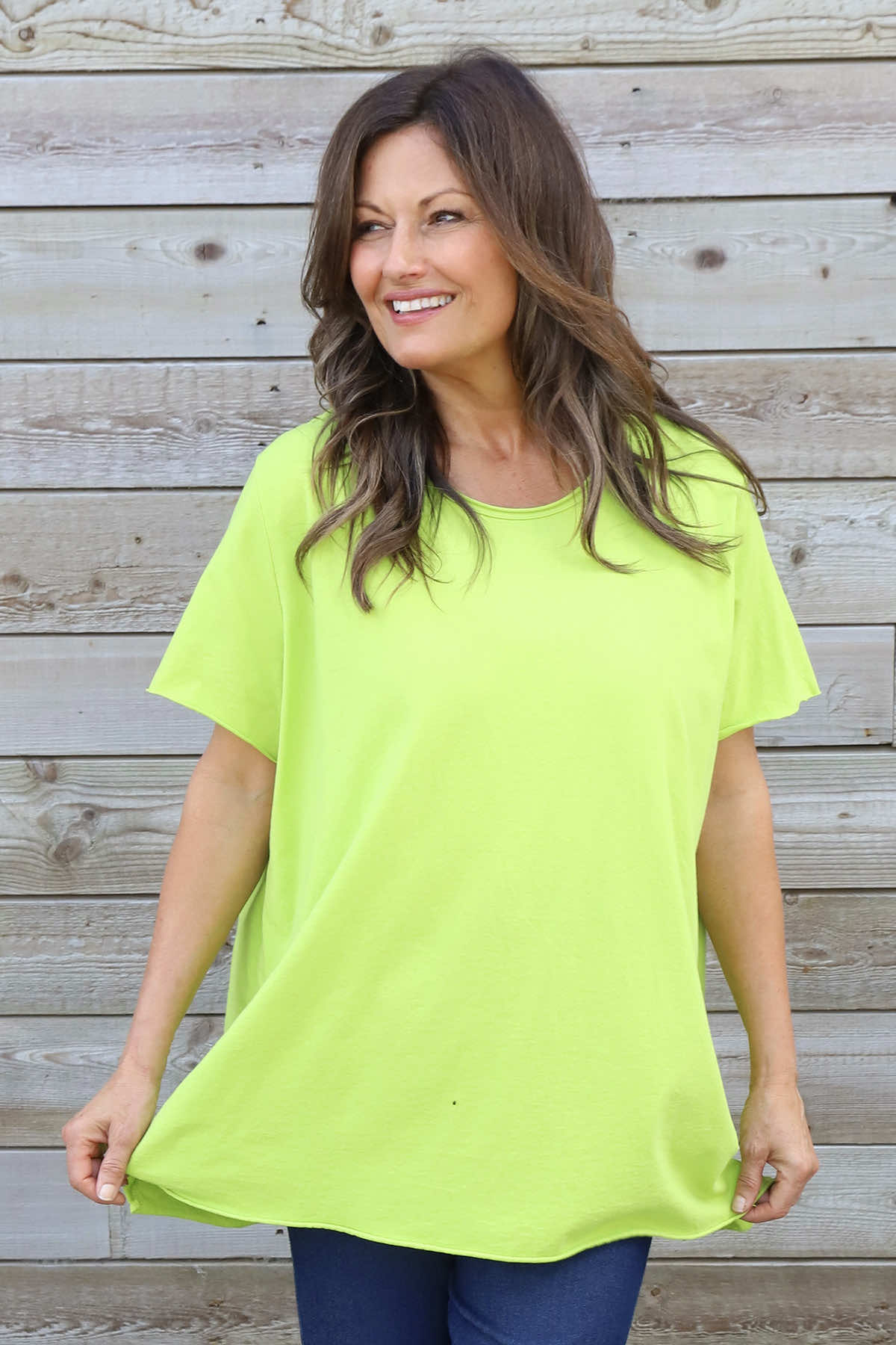 Steffani Cotton Top Lime