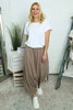 Janine Cotton Harem Trousers Mocha