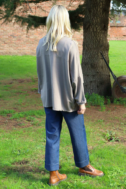 Elspeth Cotton Jacket Mocha - Image 4