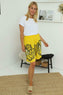Tyra Flower Shorts Yellow