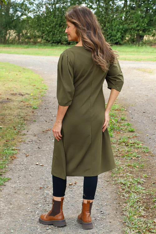 Florentina Dress Khaki - Image 4
