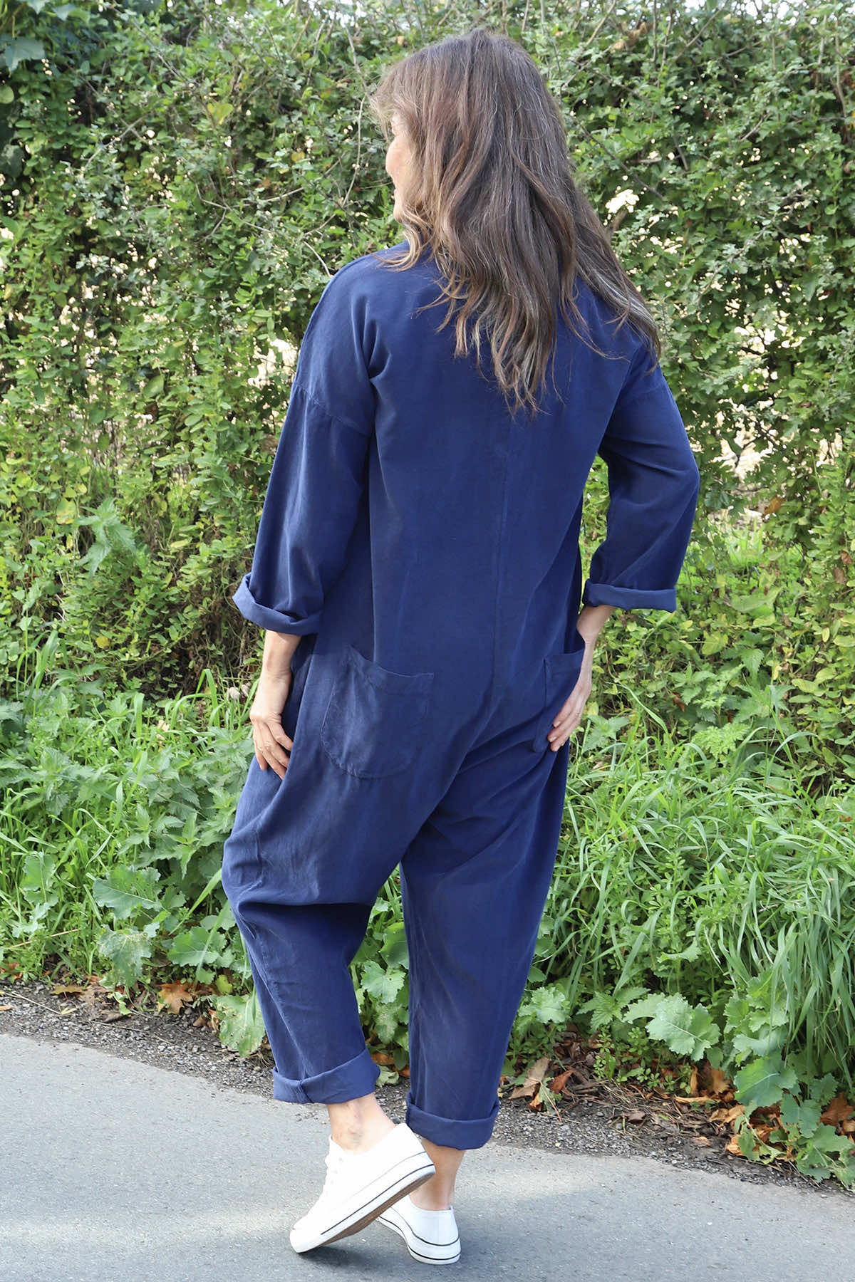 Paulton Needlecord Boilersuit Navy