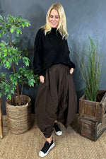 Babette Needlecord Trousers Cocoa Cocoa - Babette Needlecord Trousers Cocoa