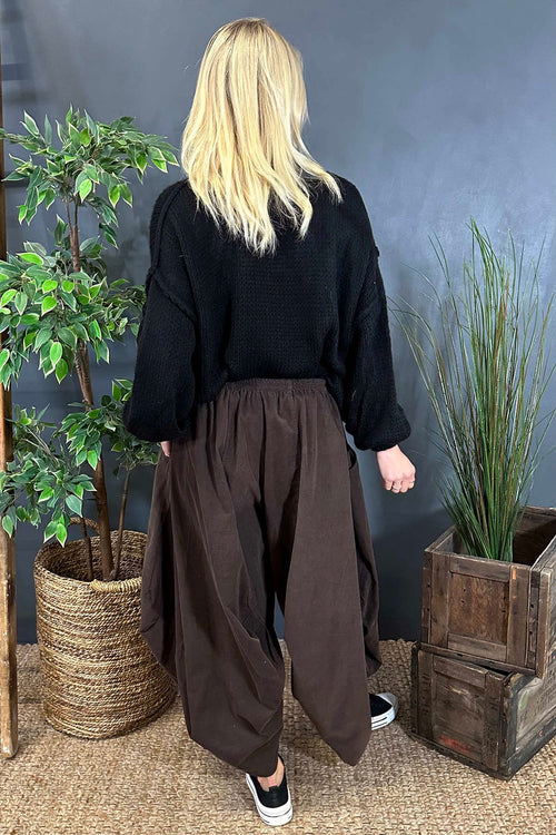 Babette Needlecord Trousers Cocoa - Image 4