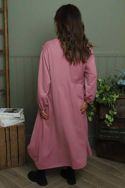 Netta Cotton Dress Grape - Image 4