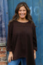 Glenda Asymmetrical Top Cocoa