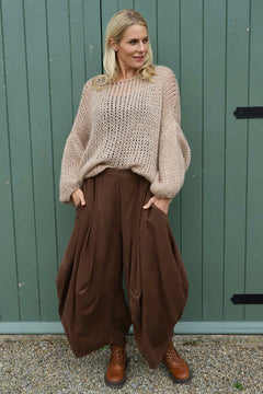 Babette Needlecord Trousers Nutmeg