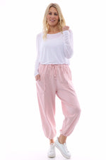 Cantara Cotton Trousers Pink Pink - Cantara Cotton Trousers Pink