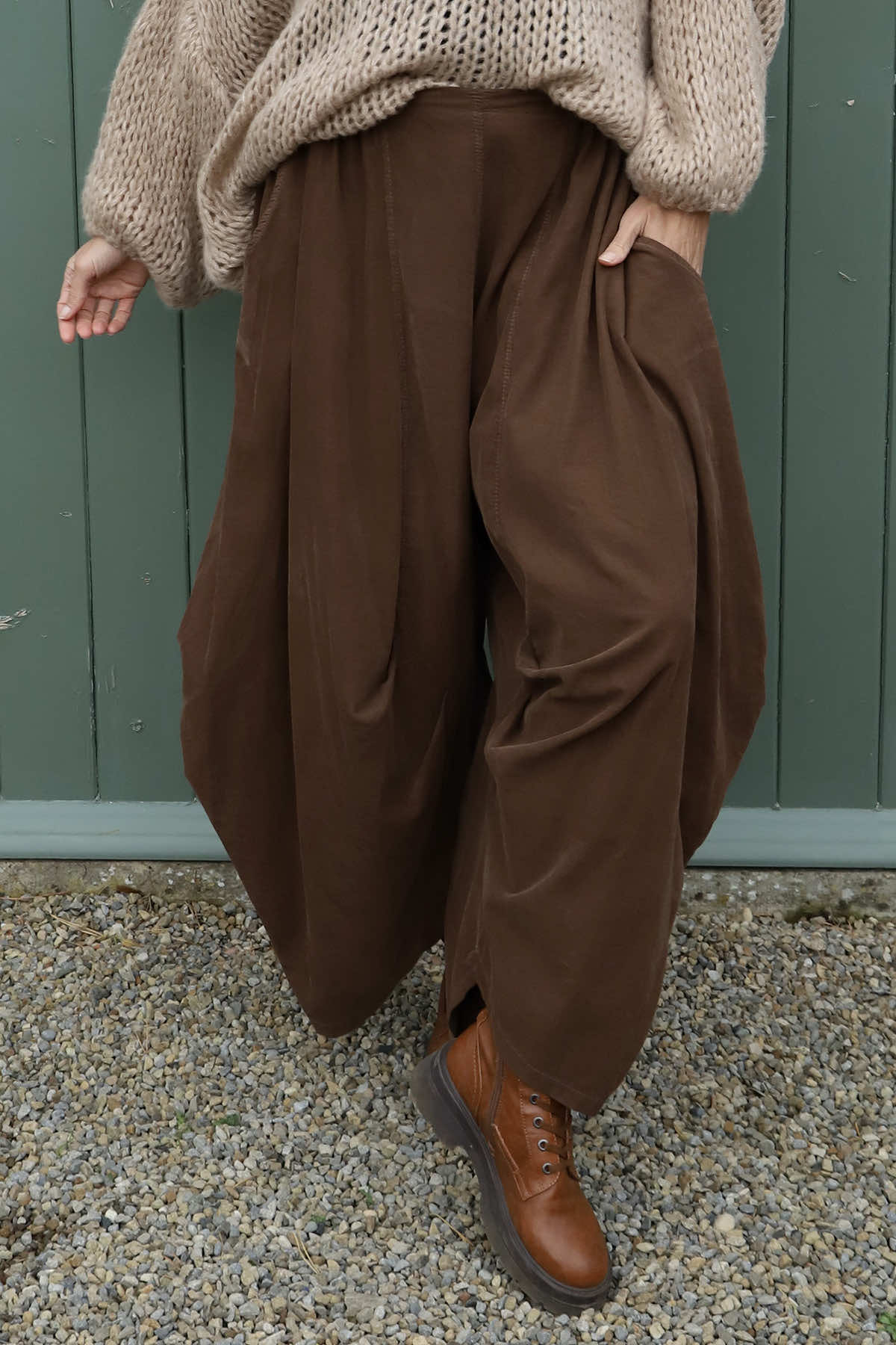 Babette Needlecord Trousers Nutmeg