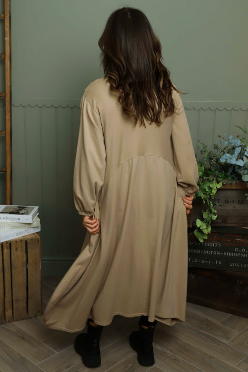 Netta Cotton Dress Stone - Image 4