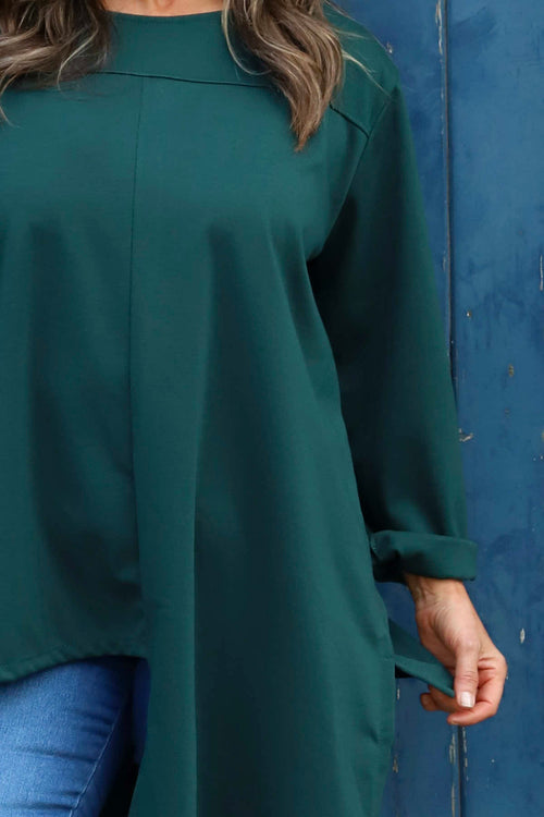 Glenda Asymmetrical Top Bottle Green - Image 3