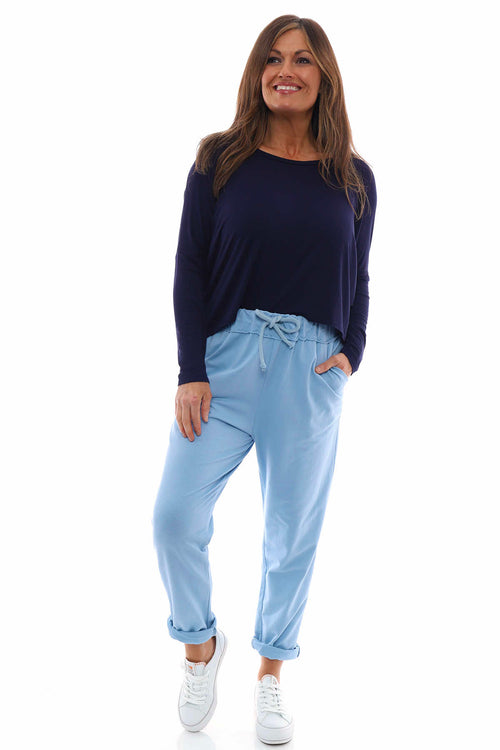 Didcot Jersey Pants Blue - Image 1