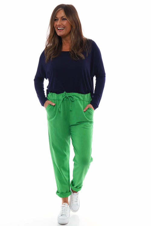 Didcot Jersey Pants Emerald - Image 2