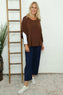 Ruthie Knitted Top Nutmeg