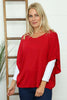 Ruthie Knitted Top Red