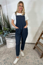 Pabo Denim Dungarees Dark Denim Dark Denim - Pabo Denim Dungarees Dark Denim