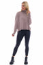 Lottie Polo Neck Knitted Jumper Mauve