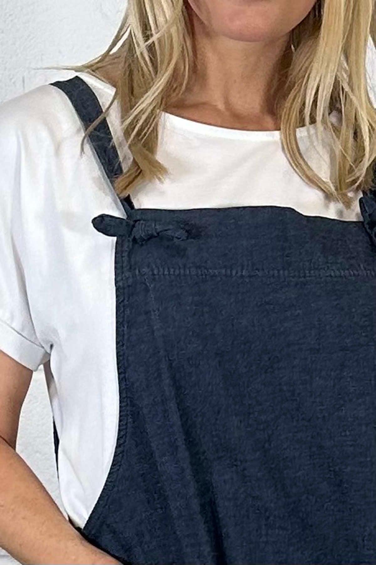 Pabo Denim Dungarees Dark Denim