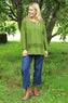 Liana Cord Band Cotton Top Olive