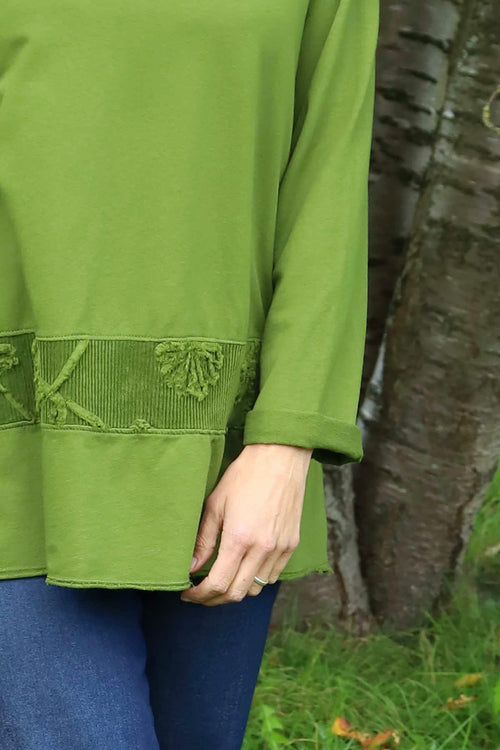 Liana Cord Band Cotton Top Olive - Image 3