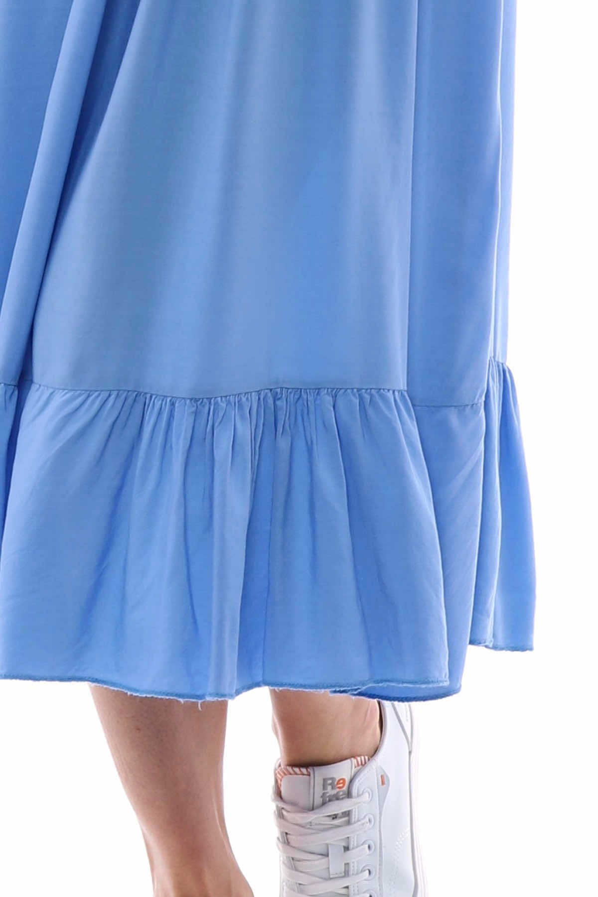 Juniper Plain Sleeveless Dress Powder Blue