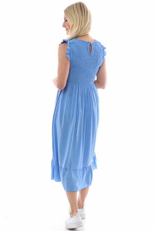 Juniper Plain Sleeveless Dress Powder Blue - Image 6