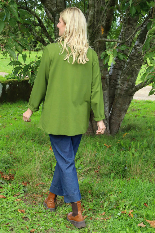 Liana Cord Band Cotton Top Olive - Image 4