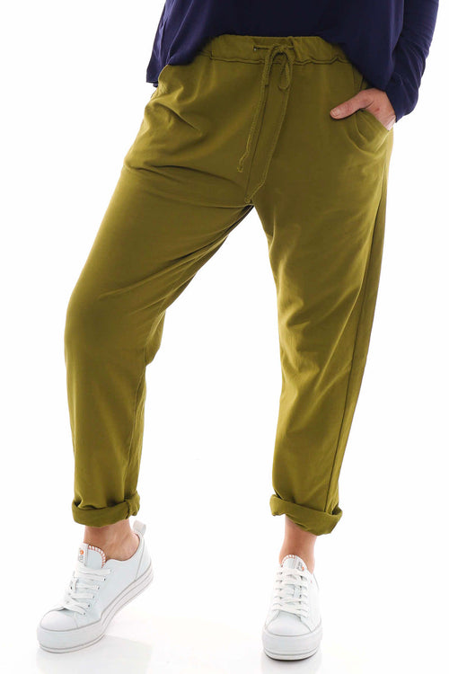 Didcot Jersey Pants Moss - Image 2