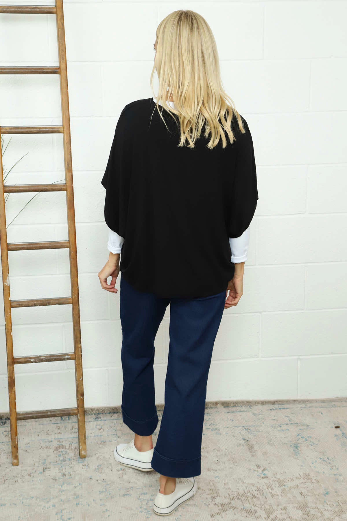 Ruthie Knitted Top Black