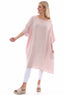 Corabelle Linen Tunic Pink