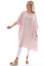 Corabelle Linen Tunic Pink Pink - Corabelle Linen Tunic Pink