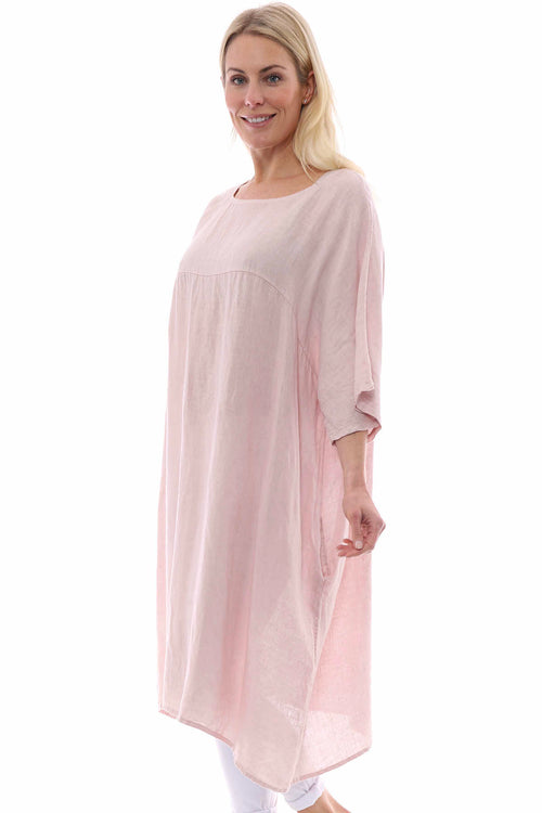 Corabelle Linen Tunic Pink - Image 4