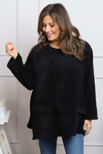 Evora A-Line Jumper Black Black - Evora A-Line Jumper Black