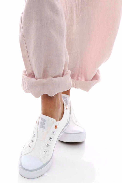 Paulton Linen Boilersuit Pink - Image 6