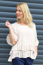 Allena Frill Top Stone Stone - Allena Frill Top Stone