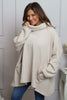Luma Cowl Neck Jumper Stone