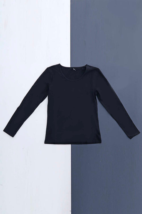 Only Basic Long Sleeve Top Black - Image 1