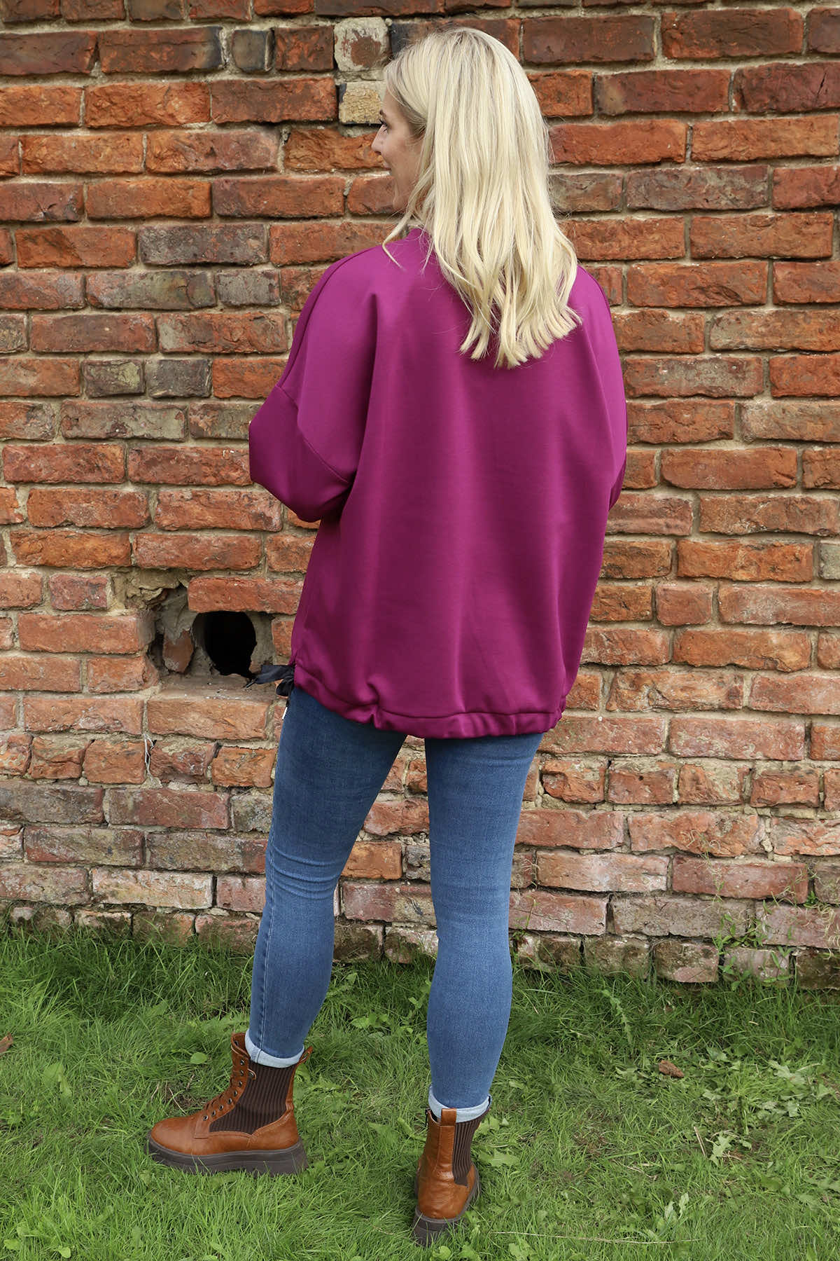 Tania Pocket Top Berry