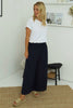 Jacqueline Wide Leg Trousers Navy
