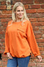 Tania Pocket Top Burnt Orange