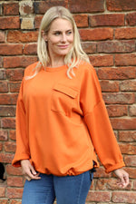 Tania Pocket Top Burnt Orange Burnt Orange - Tania Pocket Top Burnt Orange