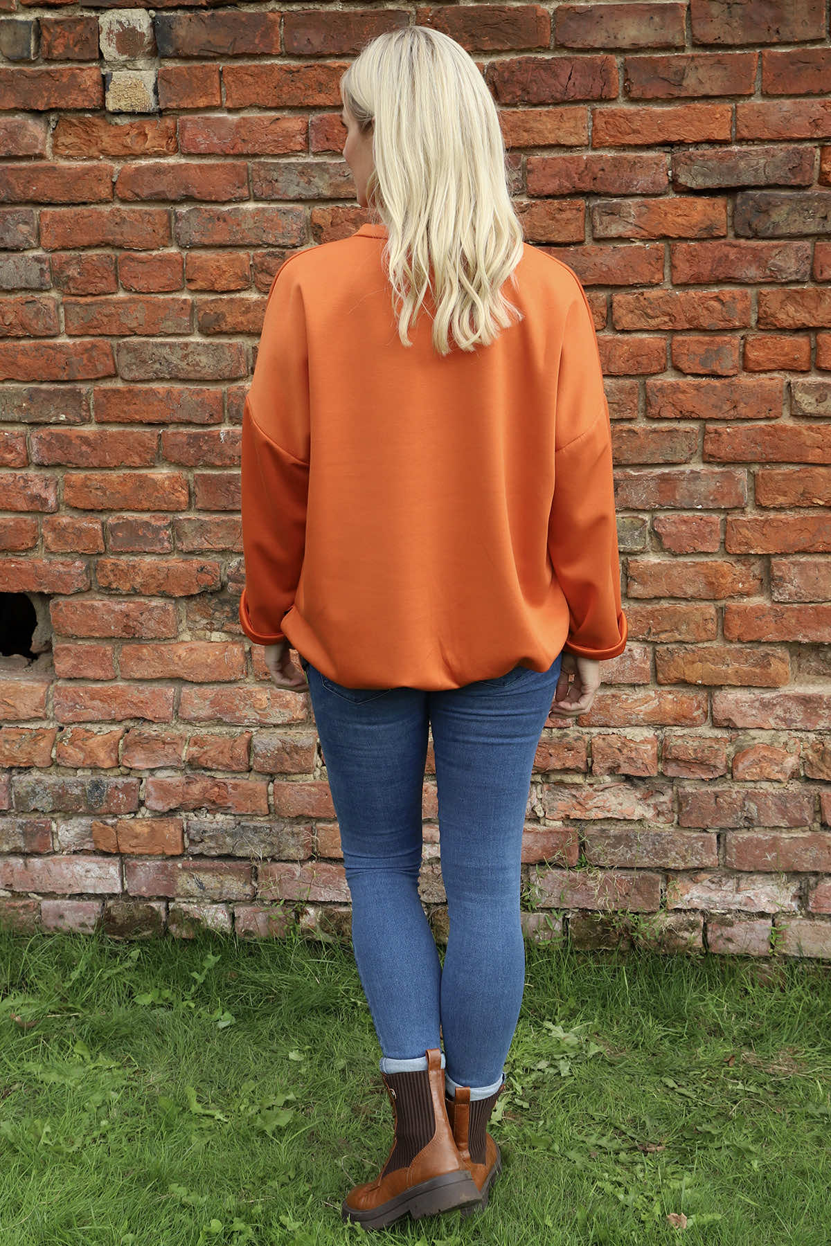 Tania Pocket Top Burnt Orange