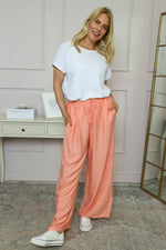 Cate Trousers Coral Coral - Cate Trousers Coral