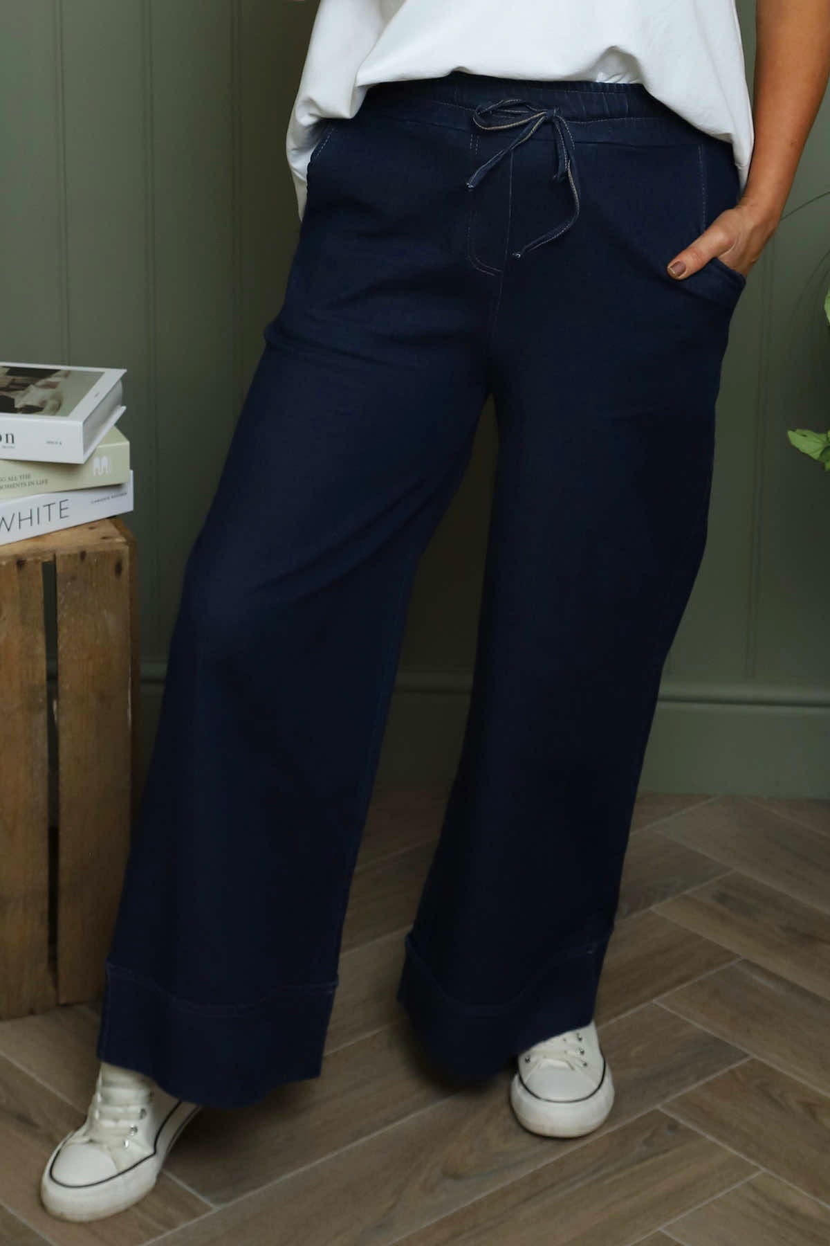 Tatjana Denim Trousers Dark Denim