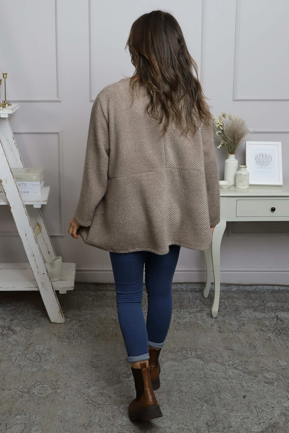 Evora A-Line Jumper Mocha