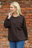 Tania Pocket Top Cocoa