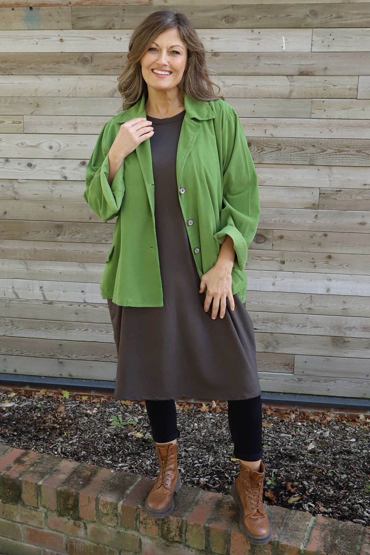 Gerano Needlecord Jacket Green